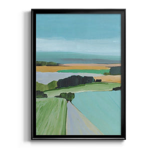 Bright Colored Countryside III Premium Framed Print - Ready to Hang