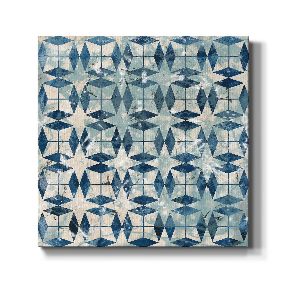 Tile-Dye II-Premium Gallery Wrapped Canvas - Ready to Hang