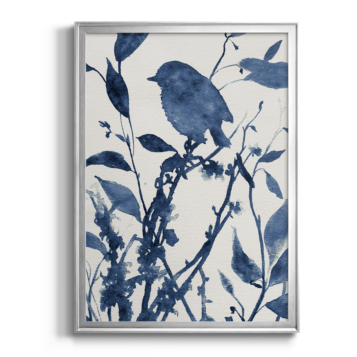 Bluebird Silhouette II Premium Framed Print - Ready to Hang