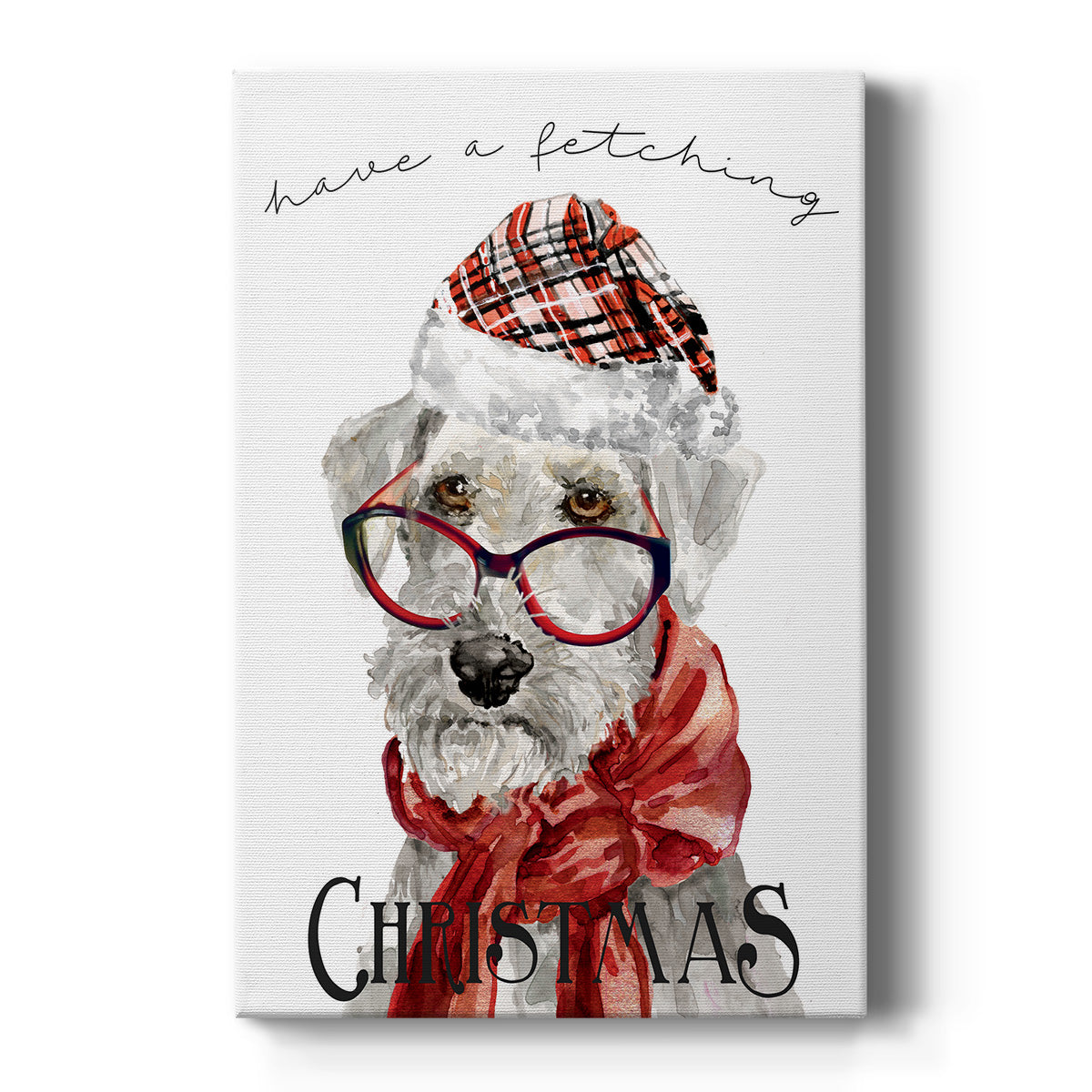Have a Fetching Christmas - Canvas Art Print