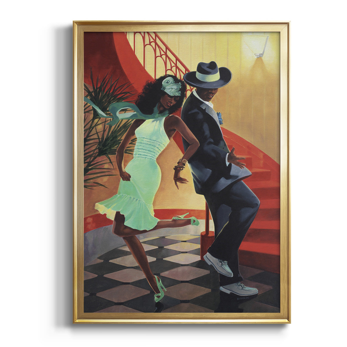 Sepia Botanical Journal I - Modern Framed Canvas Print