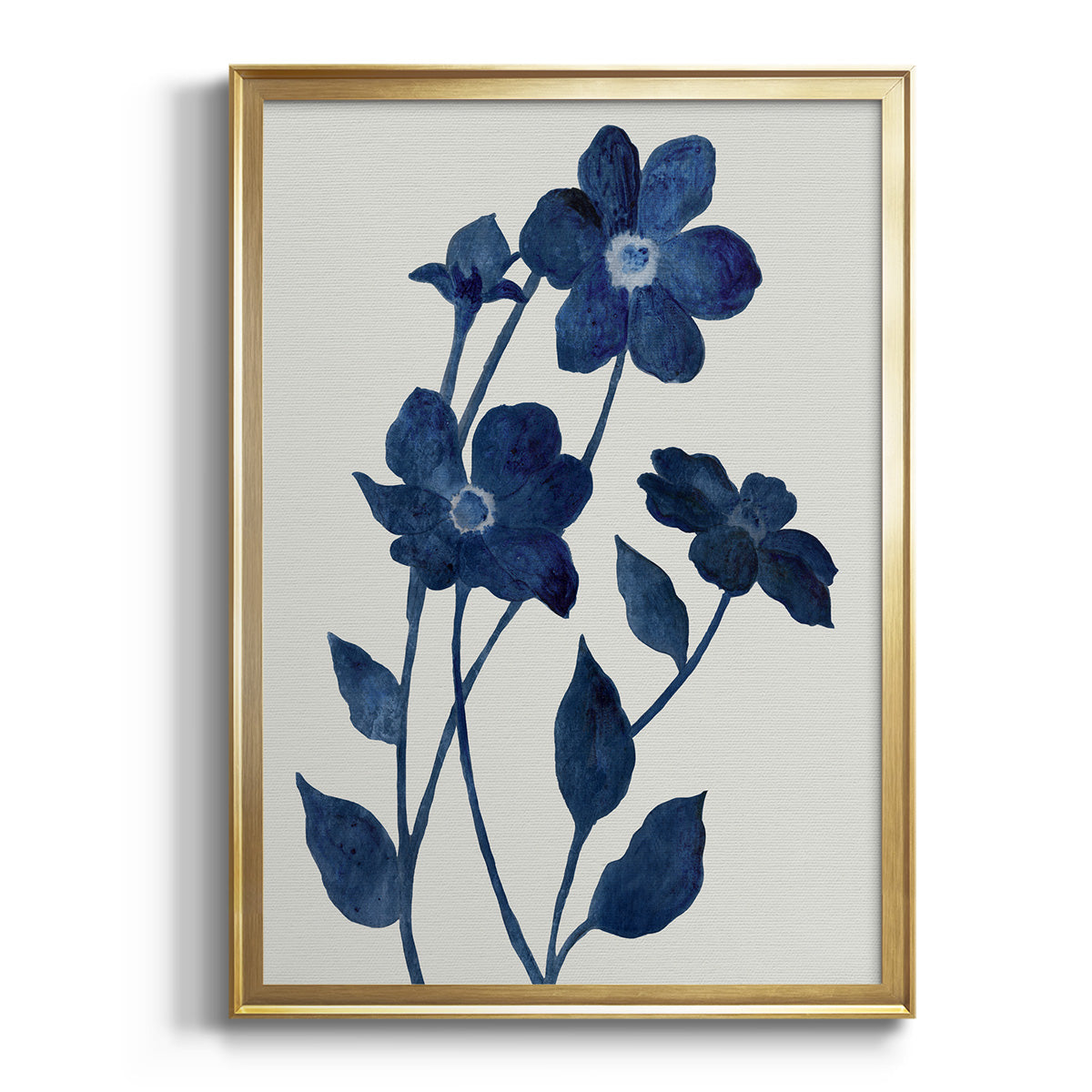 Sepia Botanical Journal I - Modern Framed Canvas Print