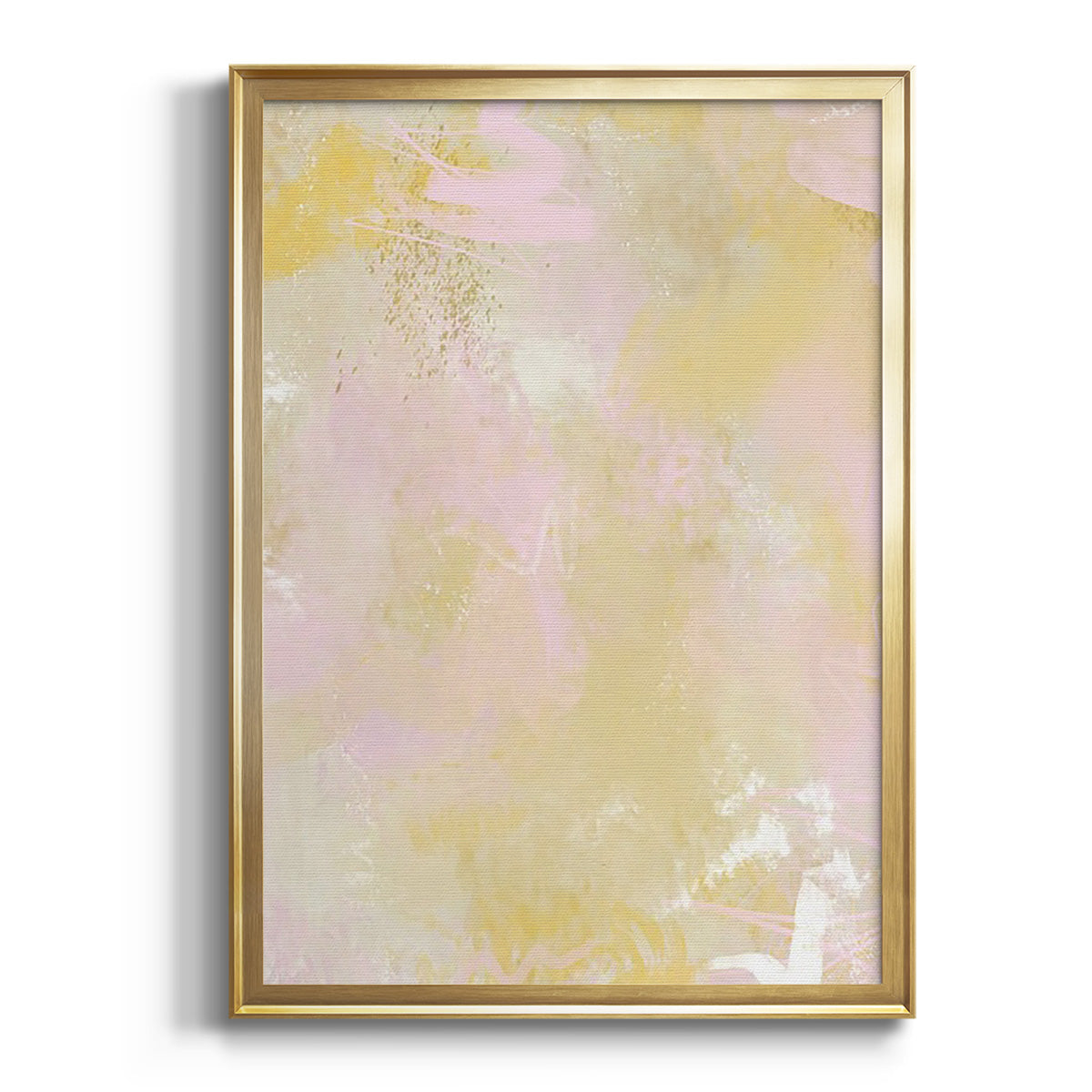 Sepia Botanical Journal I - Modern Framed Canvas Print