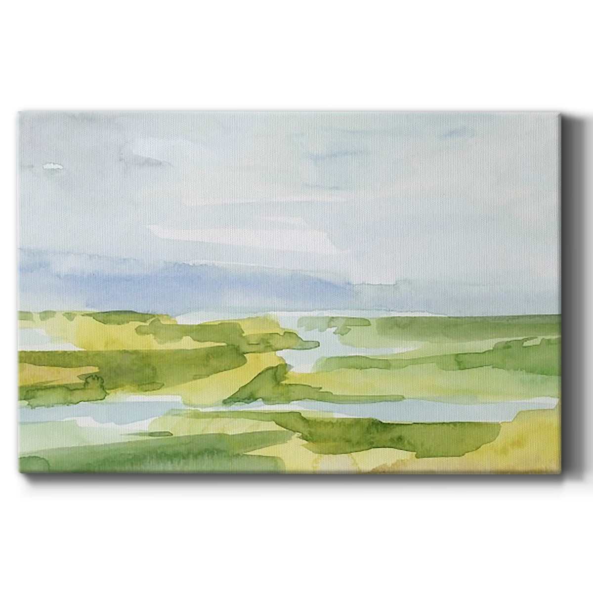 Watery Lowlands III Premium Gallery Wrapped Canvas - Ready to Hang