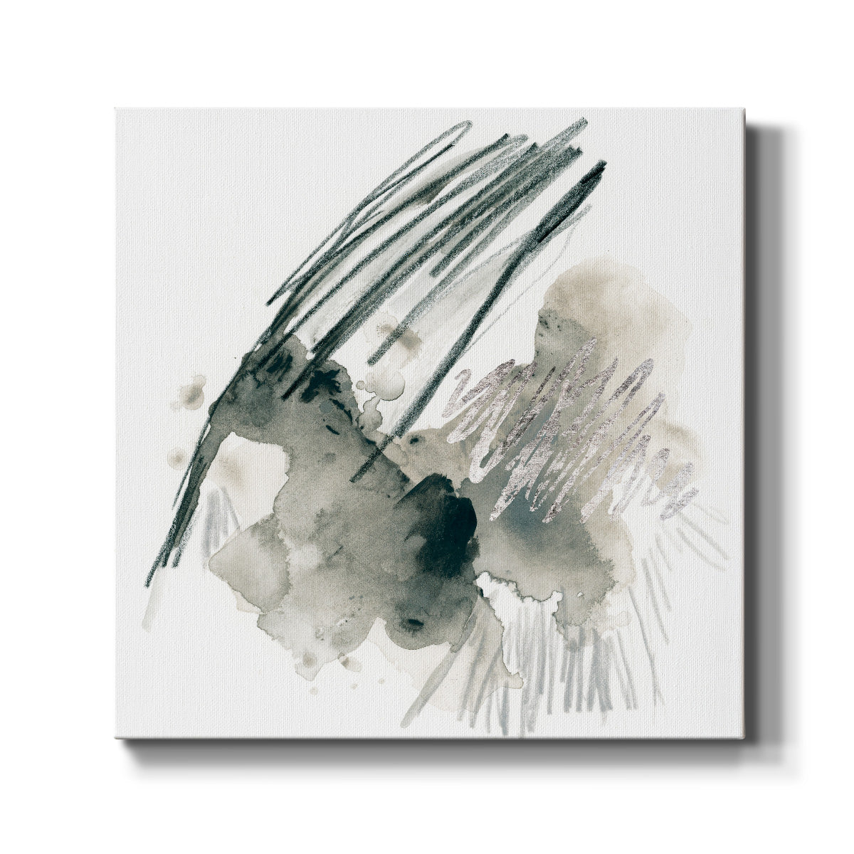 Graphite Markup II - Canvas Art Print