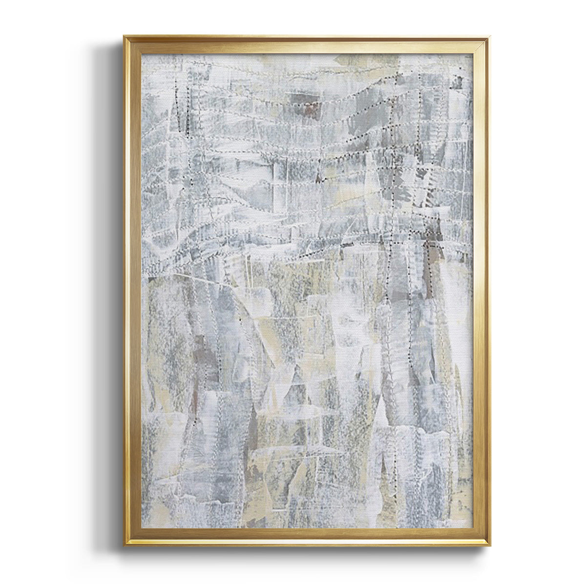 Soft Half Shell I - Modern Framed Canvas Print