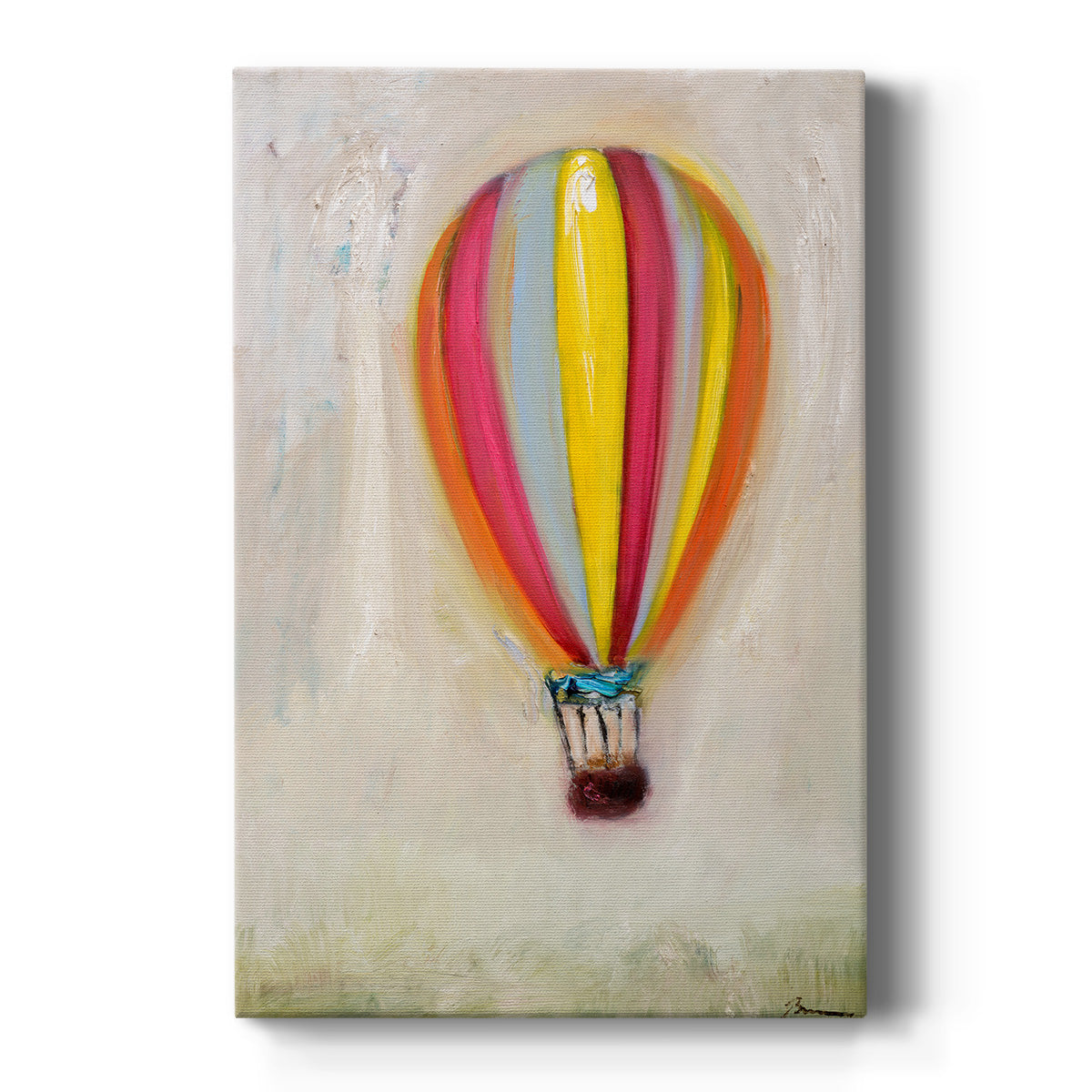 Lucky Hot Air Balloon Premium Gallery Wrapped Canvas - Ready to Hang