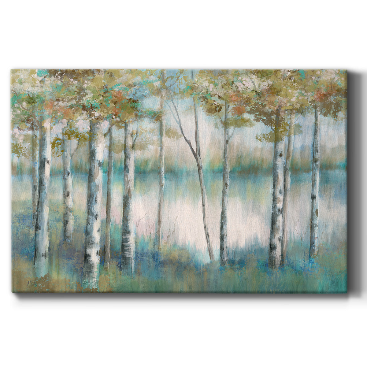 Aspen Lake - Canvas Art Print