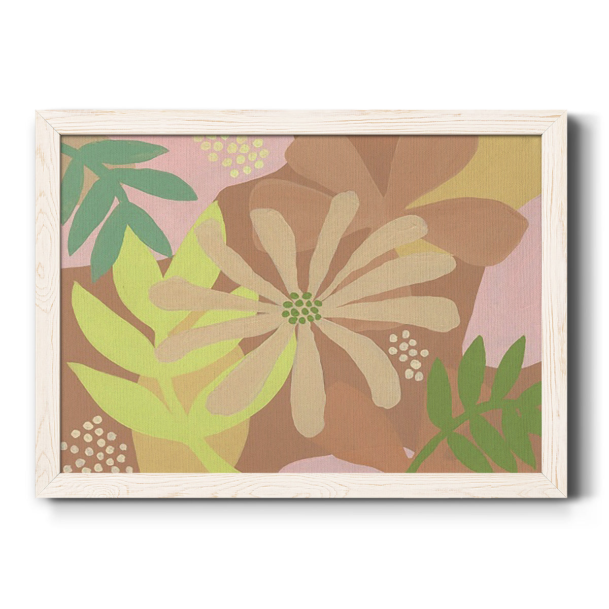 Neutral Blooms II-Premium Framed Canvas - Ready to Hang