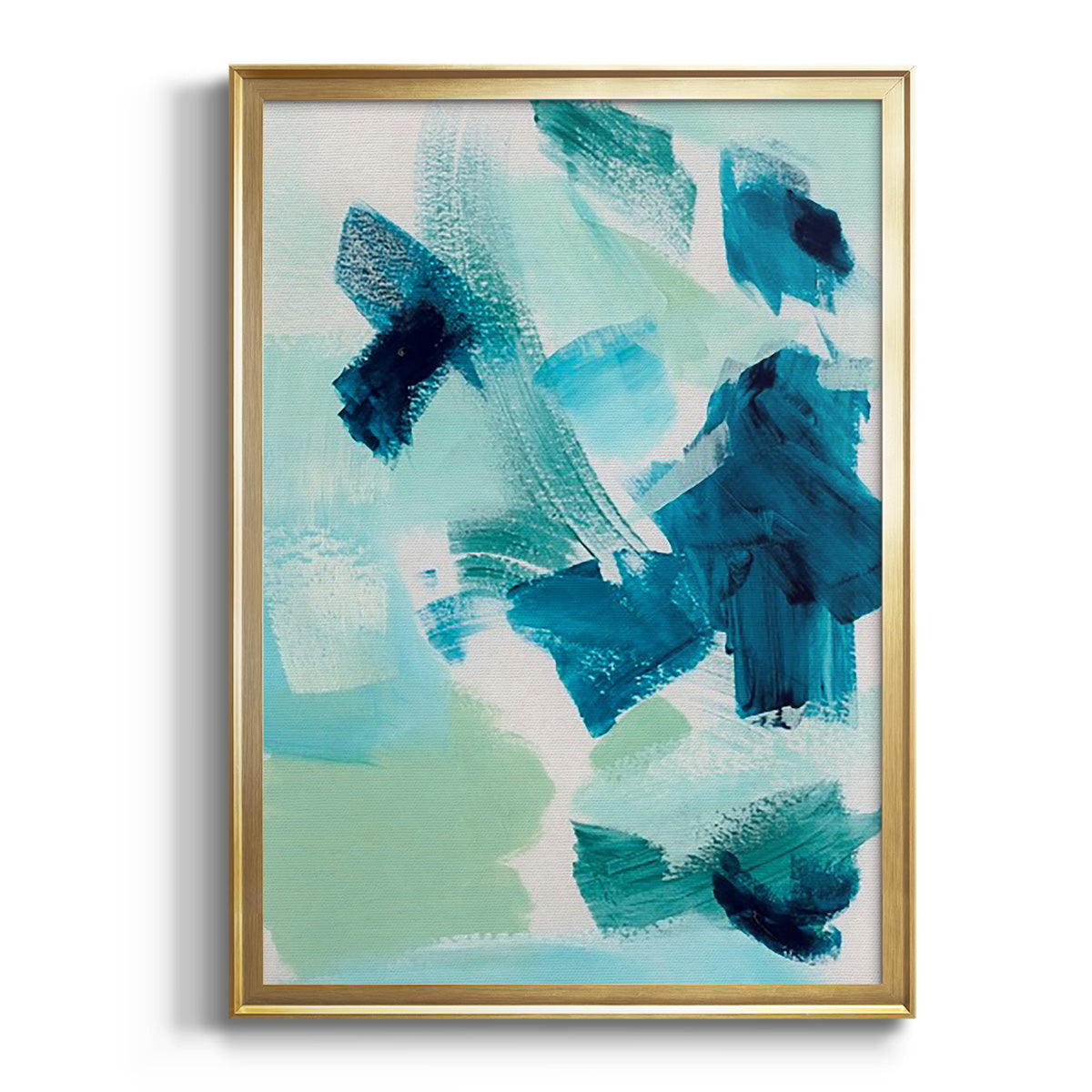 Soft Half Shell I - Modern Framed Canvas Print