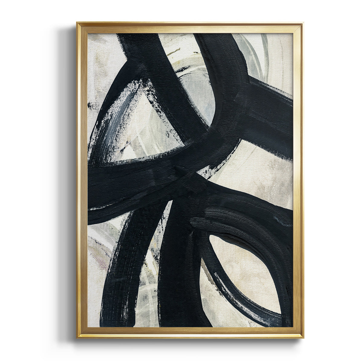 Soft Half Shell I - Modern Framed Canvas Print