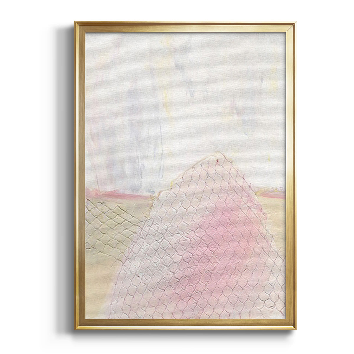 Soft Half Shell I - Modern Framed Canvas Print