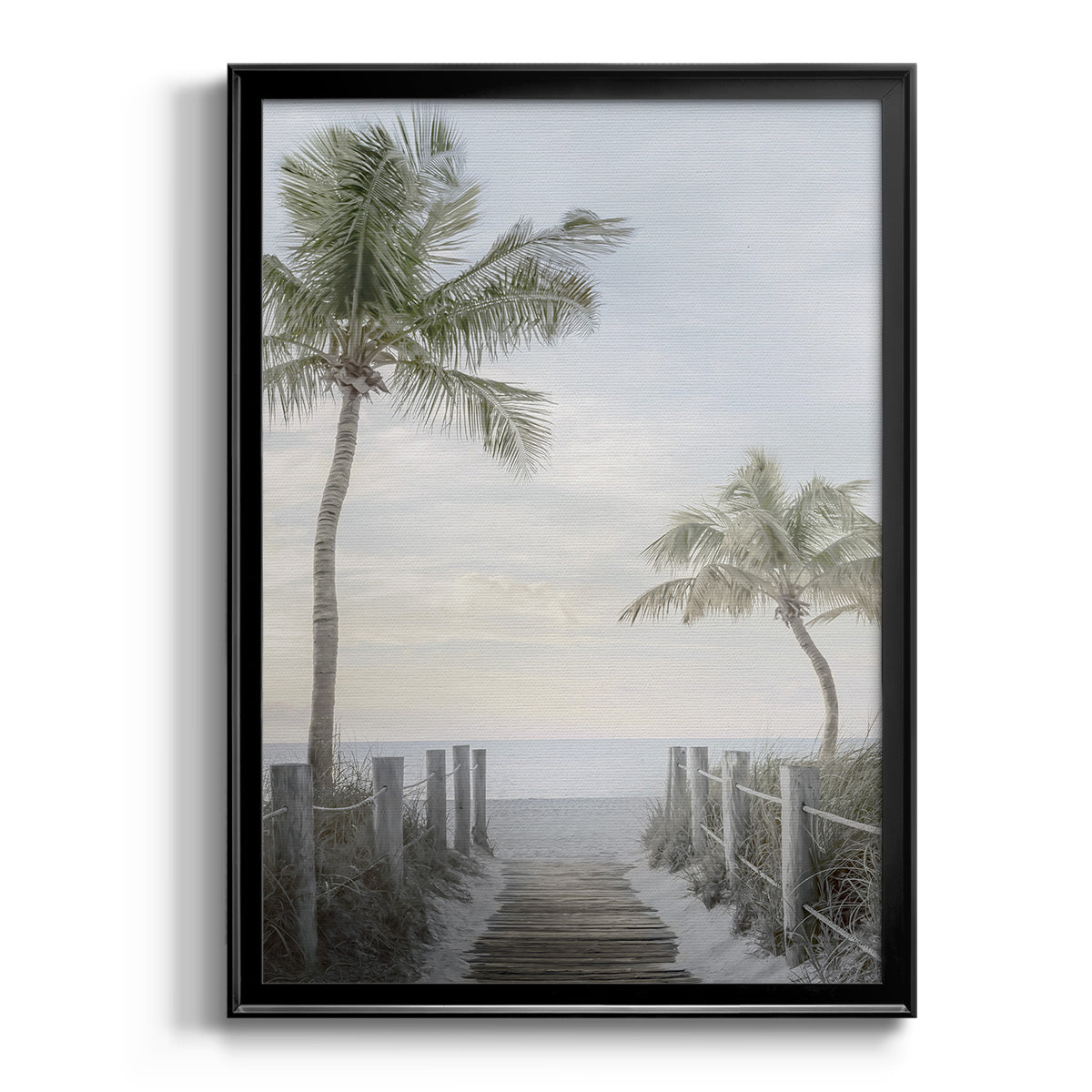 Palm Walk Premium Framed Print - Ready to Hang