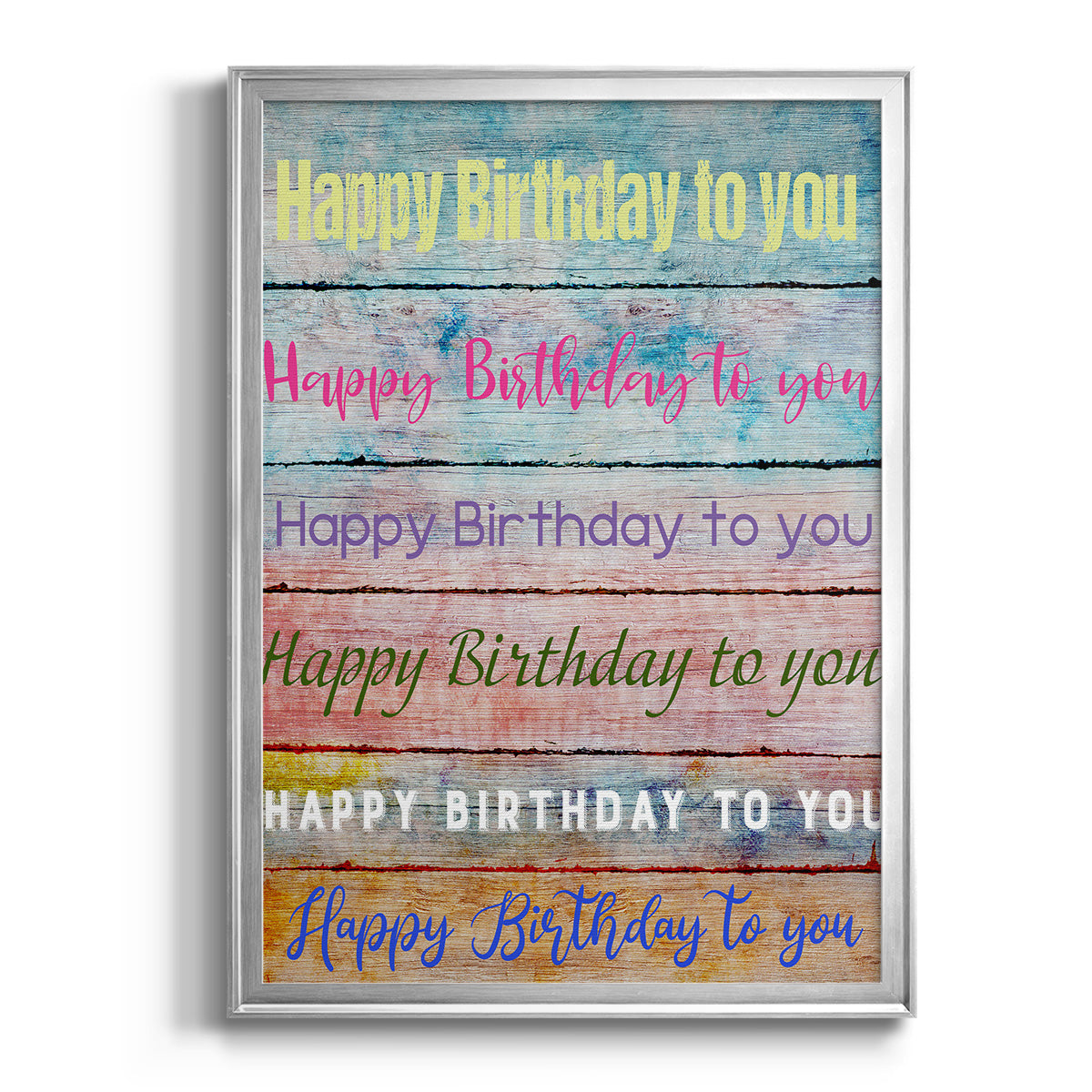 Birthday Song Premium Framed Print - Ready to Hang