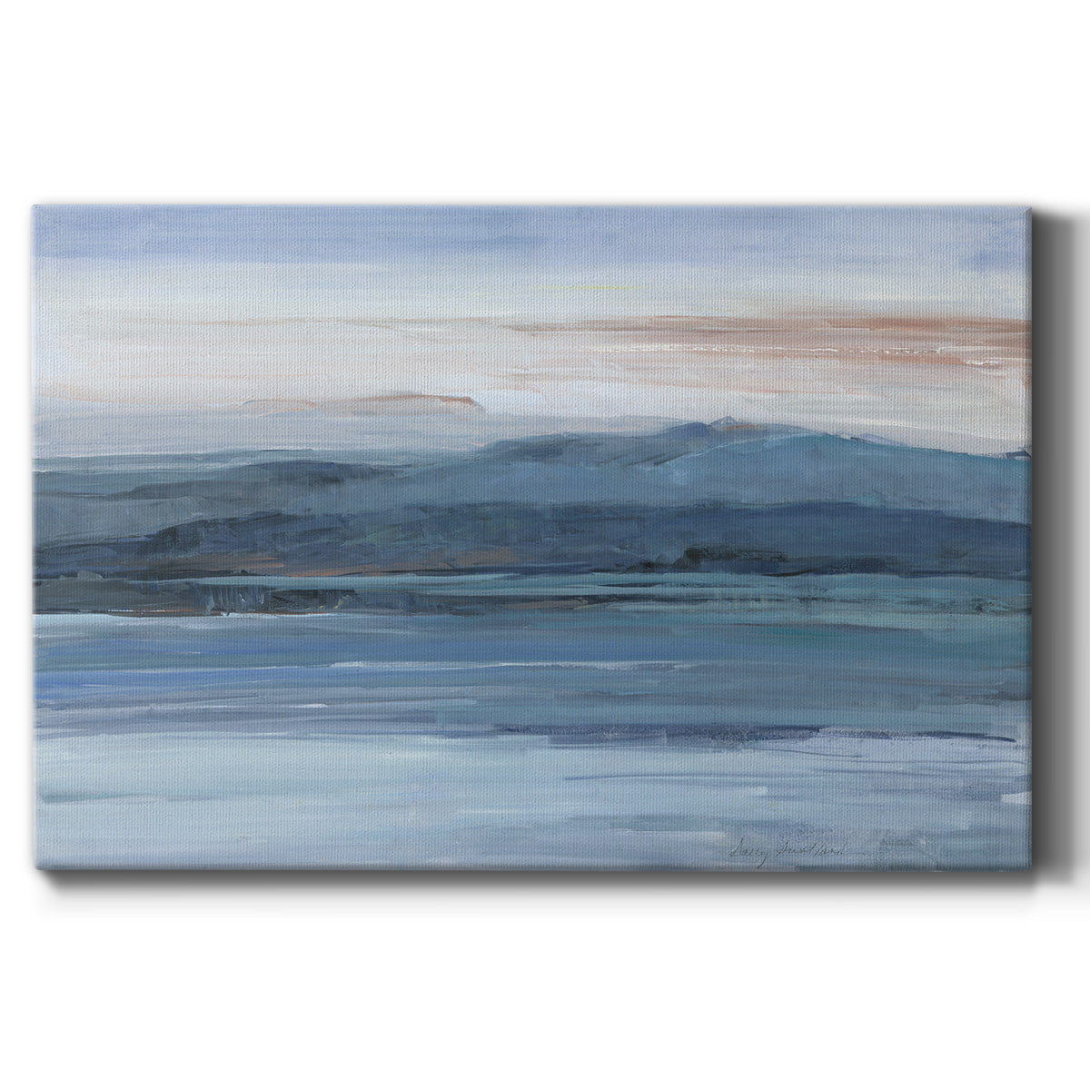 Across The Lake Premium Gallery Wrapped Canvas - Ready to Hang