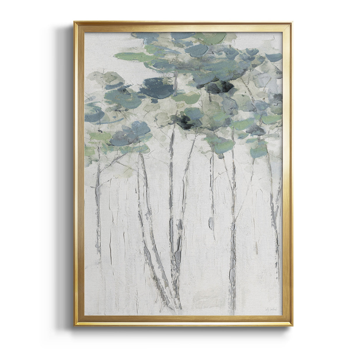 Sepia Botanical Journal I - Modern Framed Canvas Print