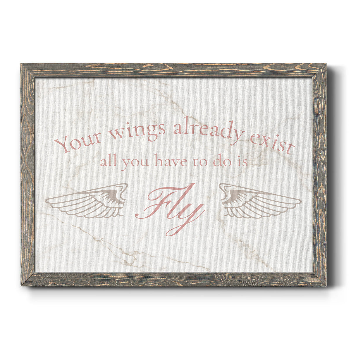 Wings Exist-Premium Framed Canvas - Ready to Hang