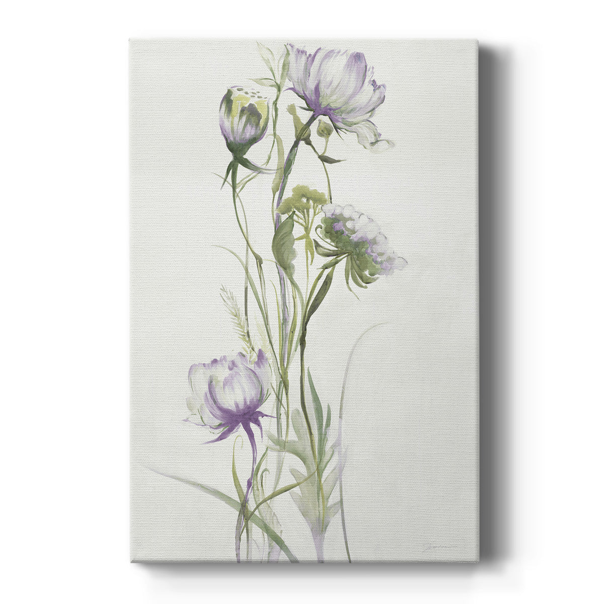 LATE SUMMER WILDFLOWERS I Premium Gallery Wrapped Canvas - Ready to Hang