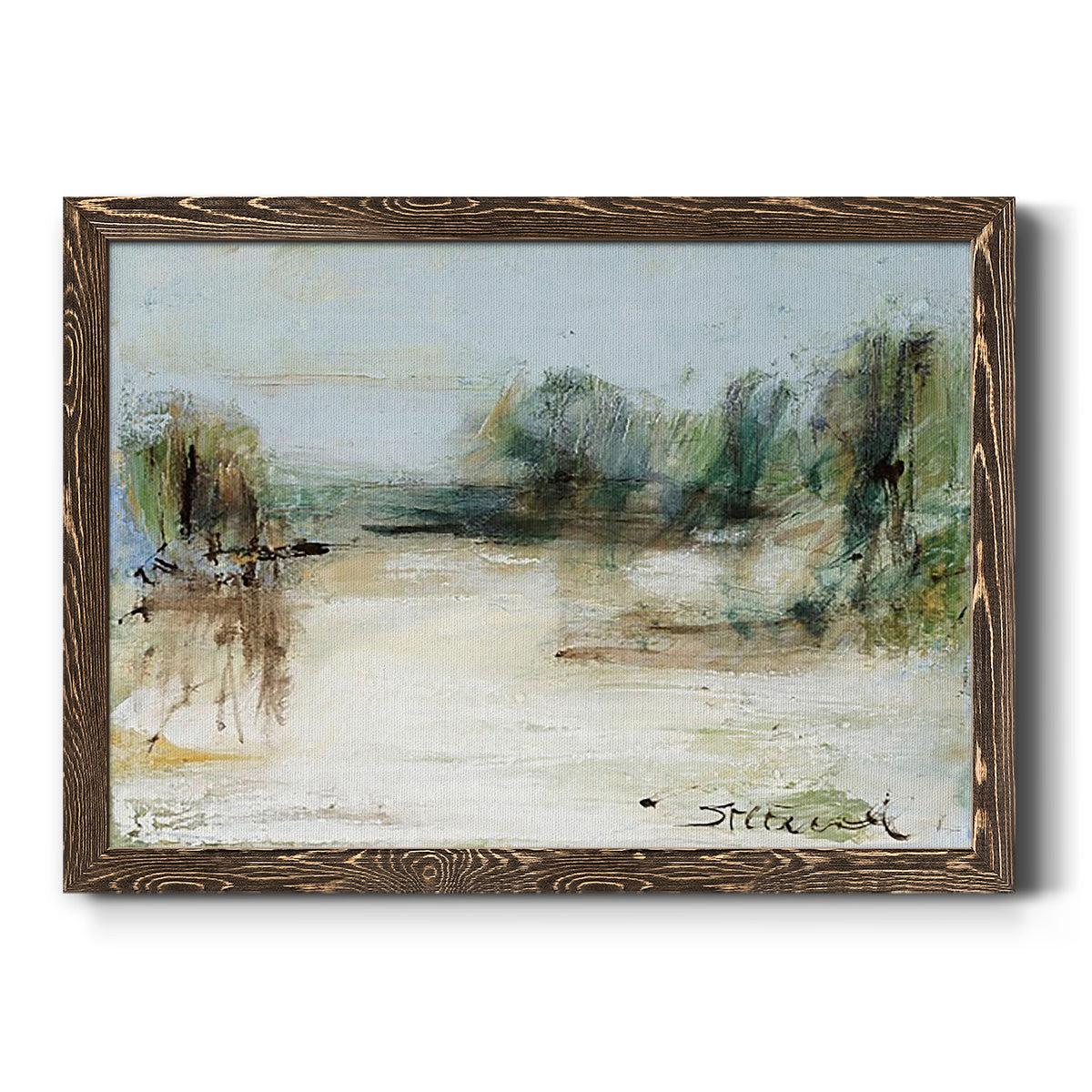 Wintery Horizon III-Premium Framed Canvas - Ready to Hang