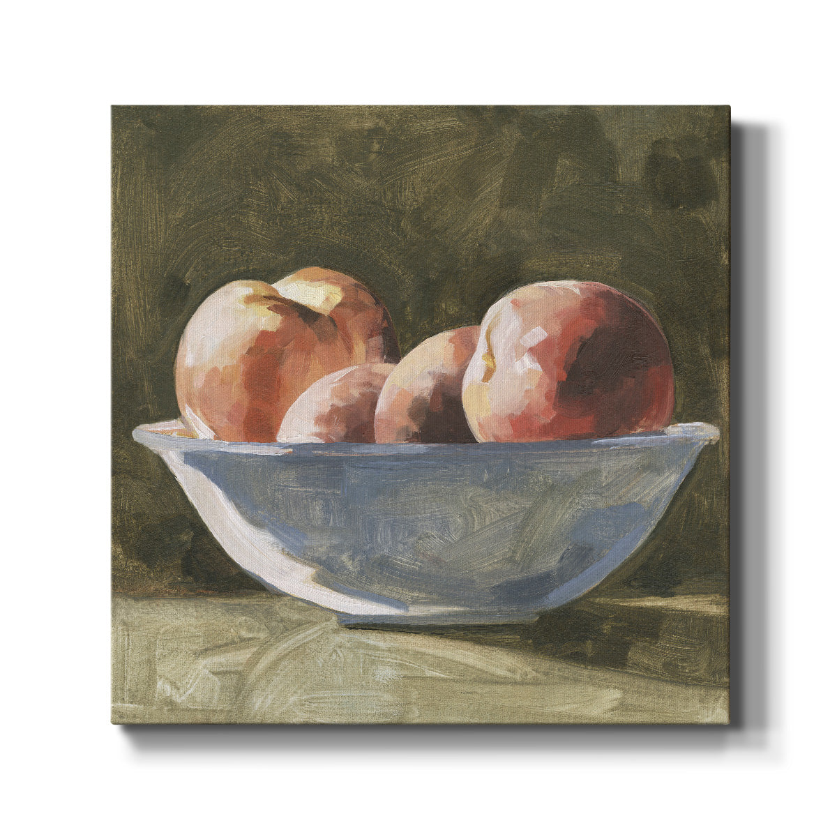 Bowl of Peaches I - Canvas Art Print