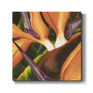 Bird of Paradise Tile II-Premium Gallery Wrapped Canvas - Ready to Hang