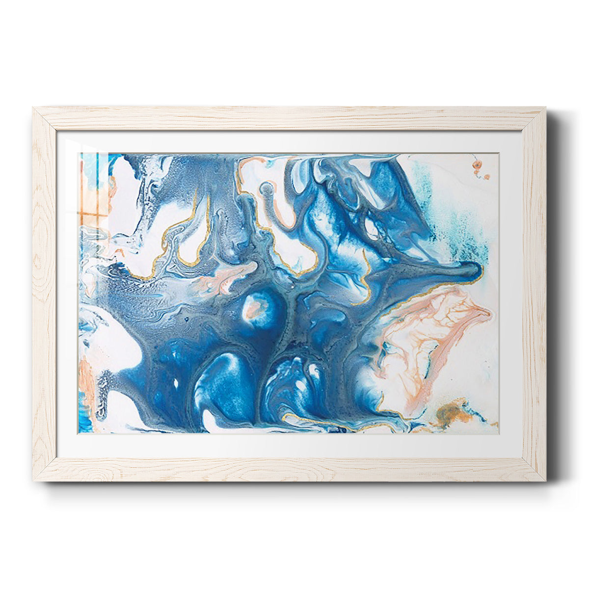 Dancing Blue II-Premium Framed Print - Ready to Hang
