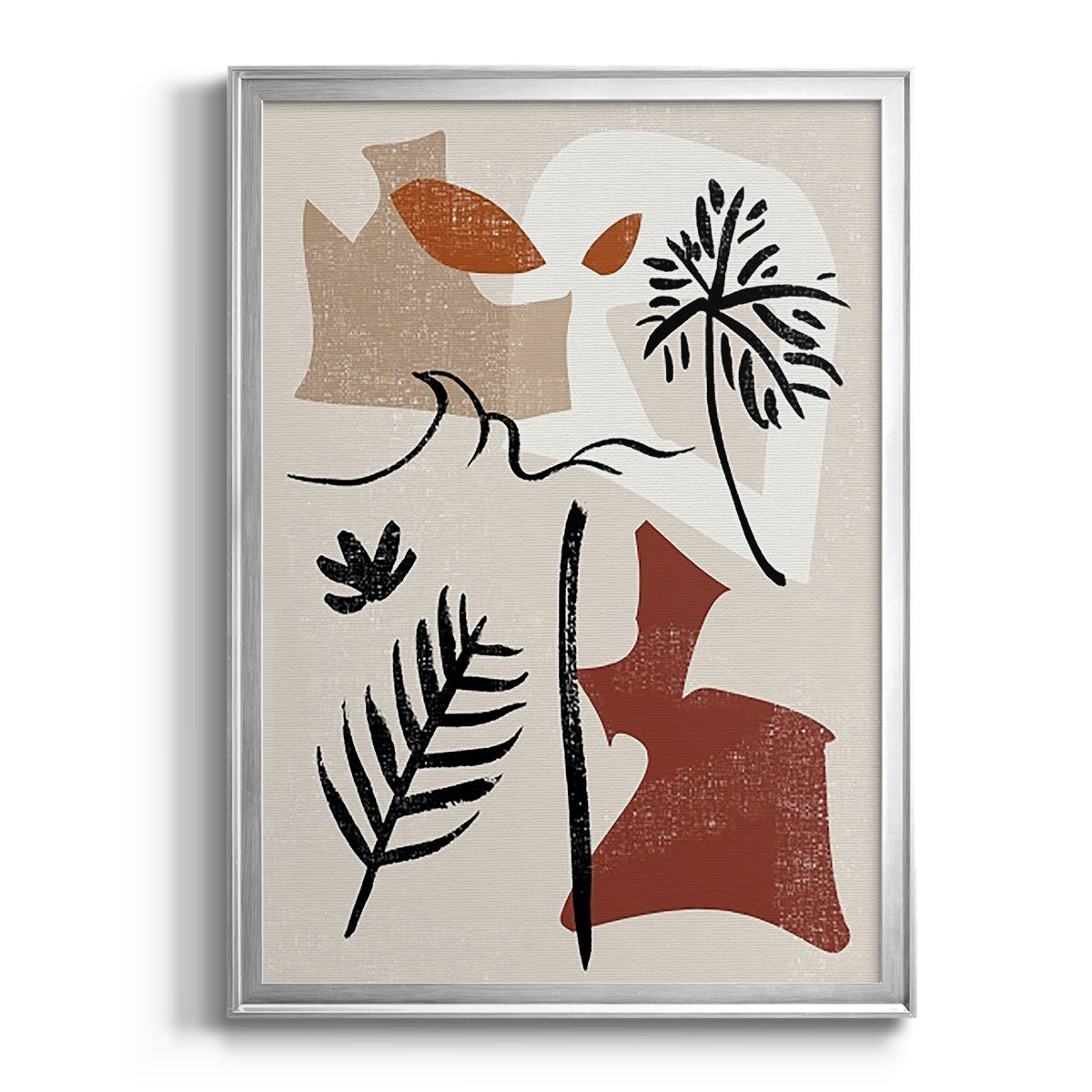 Soft Palms VI Premium Framed Print - Ready to Hang