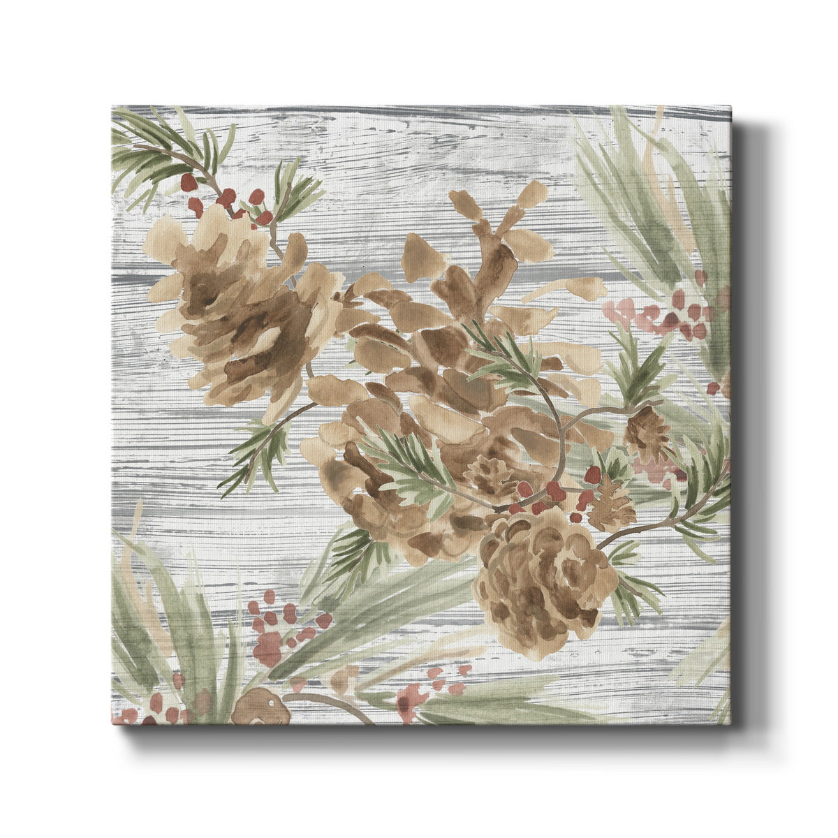 Pinecone Lodge III - Canvas Art Print