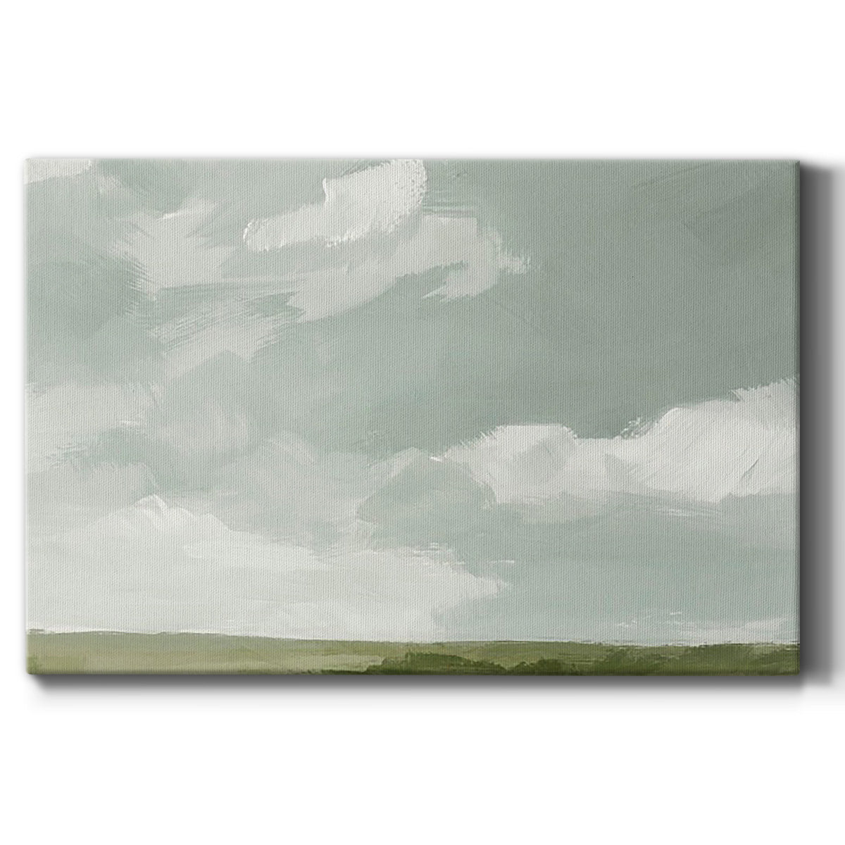 Gray Stone Sky II Premium Gallery Wrapped Canvas - Ready to Hang