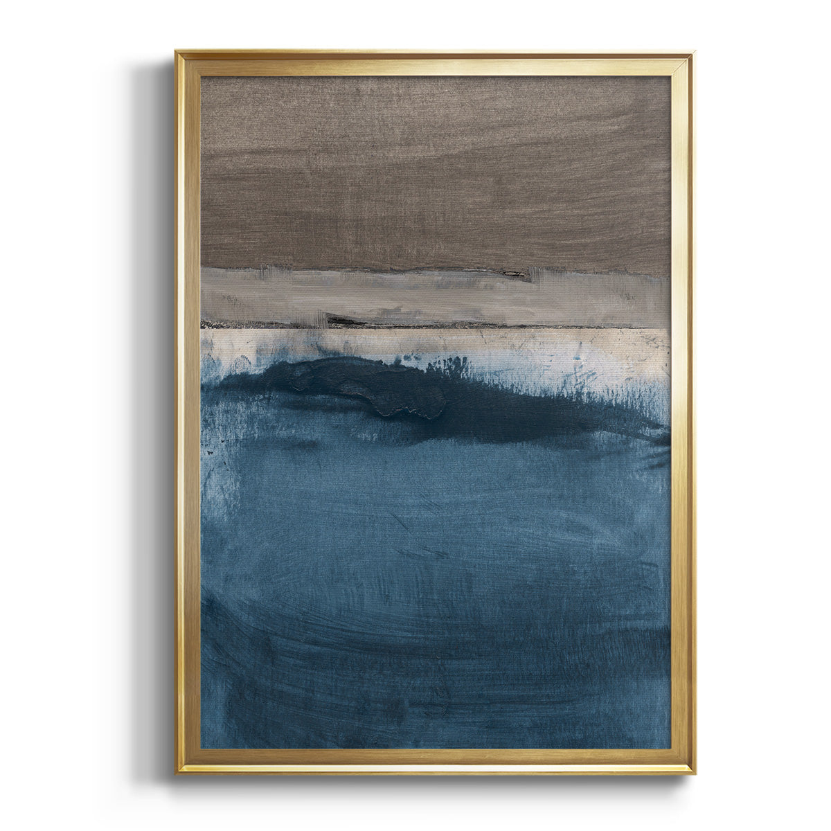 Soft Half Shell I - Modern Framed Canvas Print