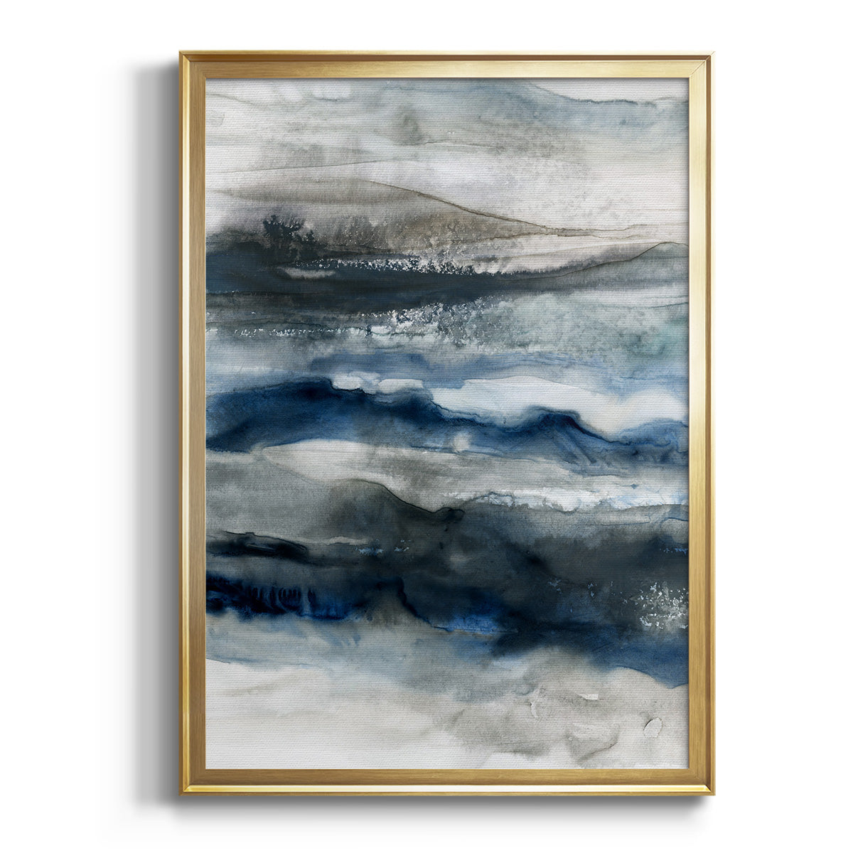 Soft Half Shell I - Modern Framed Canvas Print