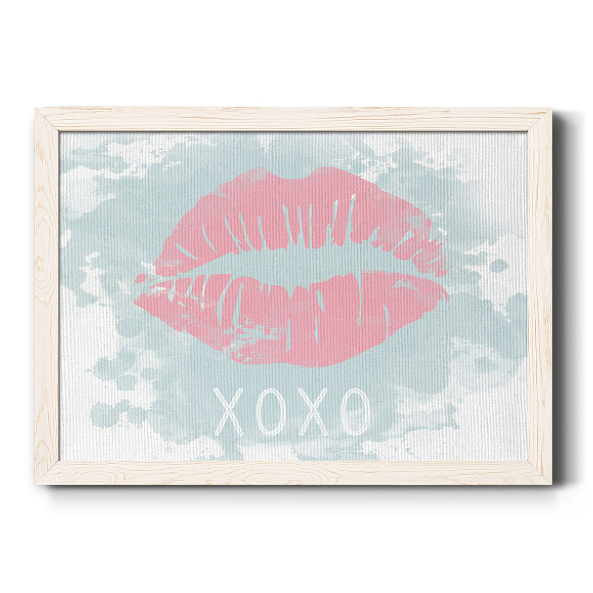 XOXO in Color-Premium Framed Canvas - Ready to Hang