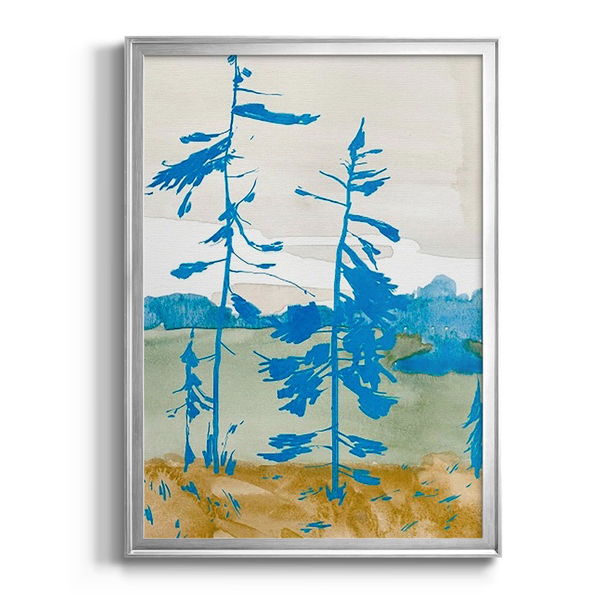 Cerulean Spruce I Premium Framed Print - Ready to Hang