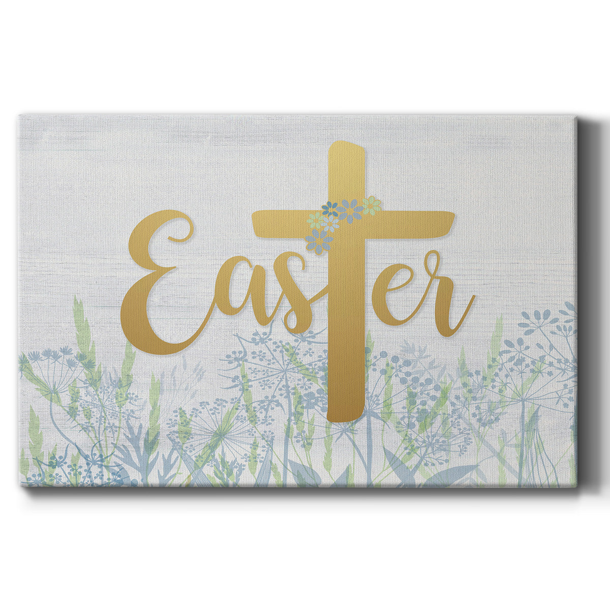 Easter Wildflowers Premium Gallery Wrapped Canvas - Ready to Hang