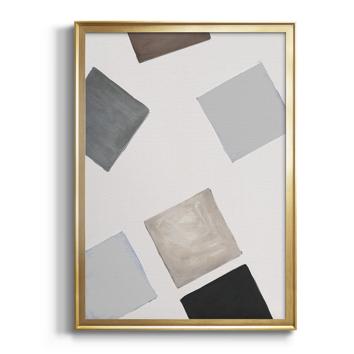 Soft Half Shell I - Modern Framed Canvas Print