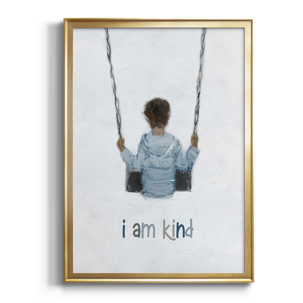 Soft Half Shell I - Modern Framed Canvas Print