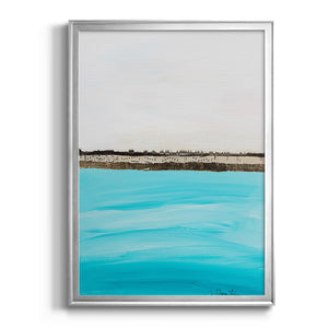 Harmony in Turquiose Premium Framed Print - Ready to Hang