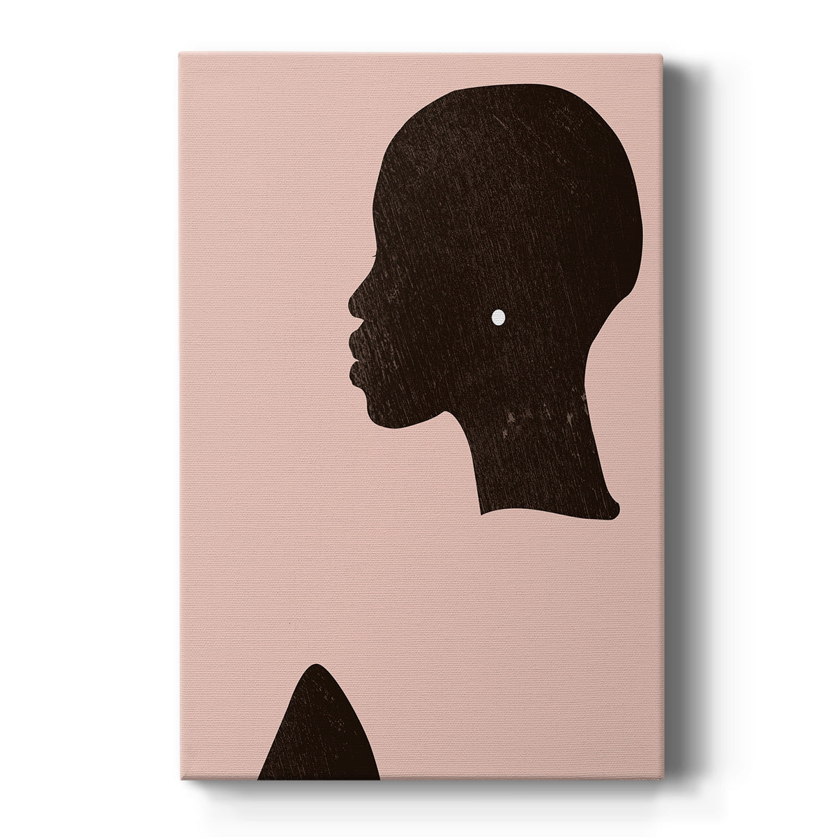 Pink Silhouette I Premium Gallery Wrapped Canvas - Ready to Hang