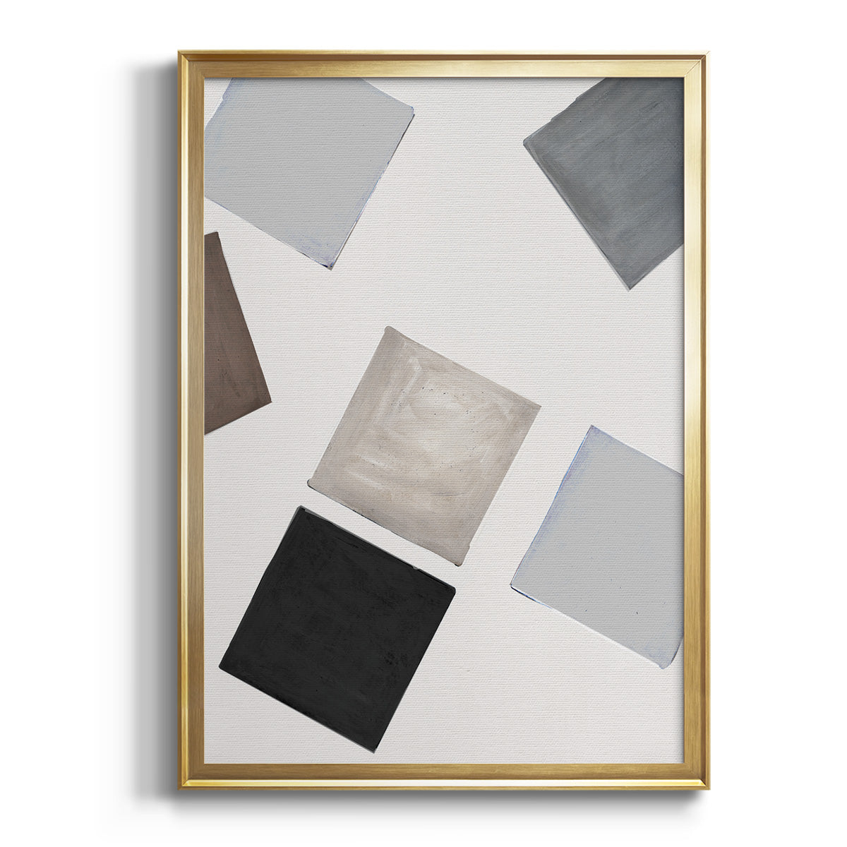 Soft Half Shell I - Modern Framed Canvas Print