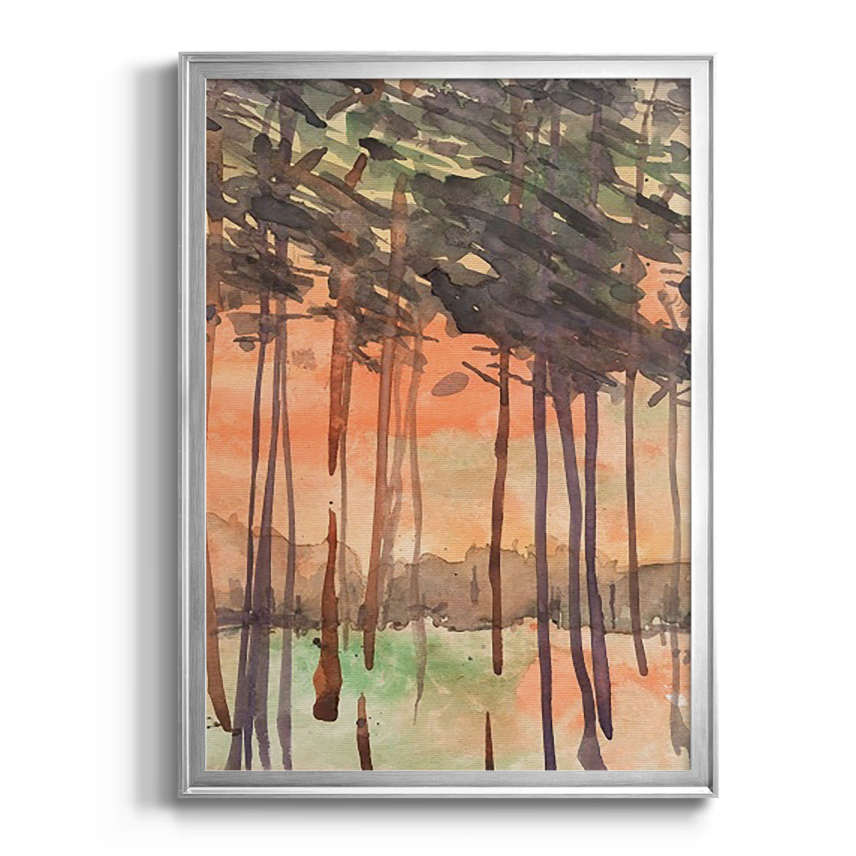 Between the Trees I Premium Framed Print - Ready to Hang