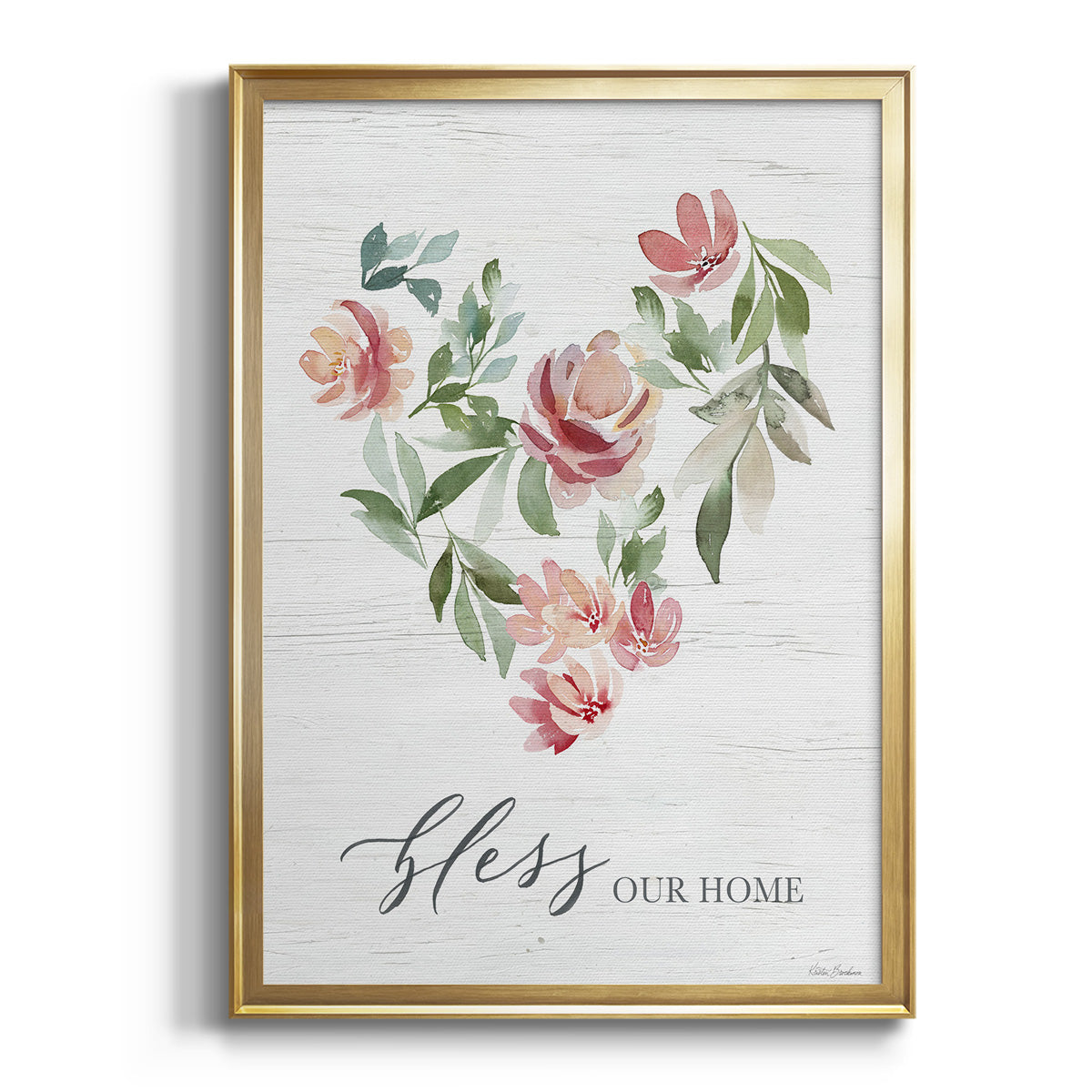 Sepia Botanical Journal I - Modern Framed Canvas Print