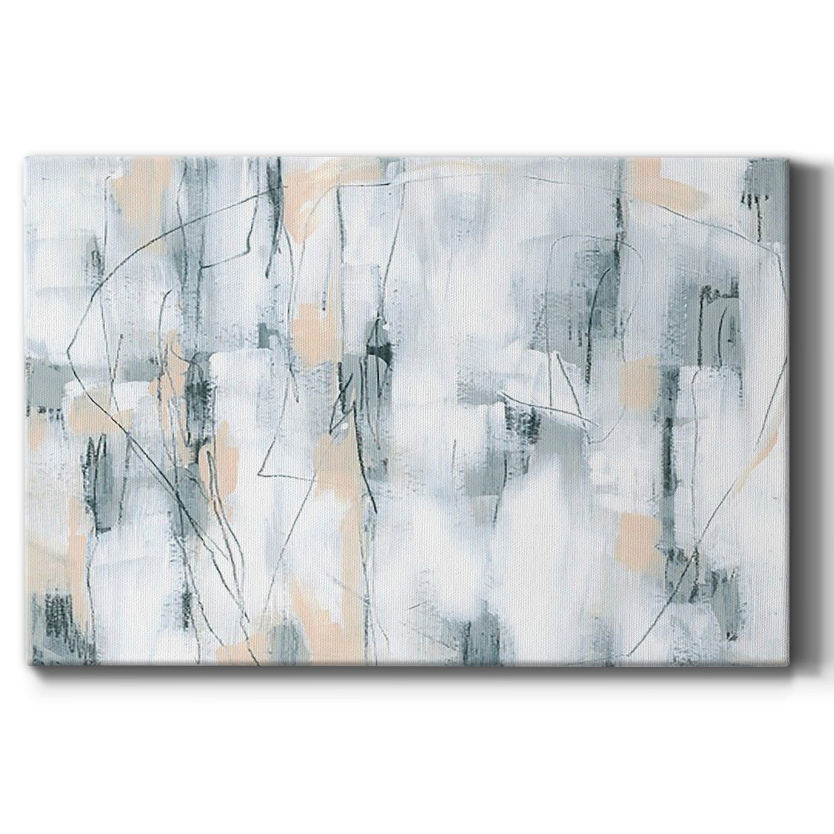 Stone Hatchmarks I Premium Gallery Wrapped Canvas - Ready to Hang