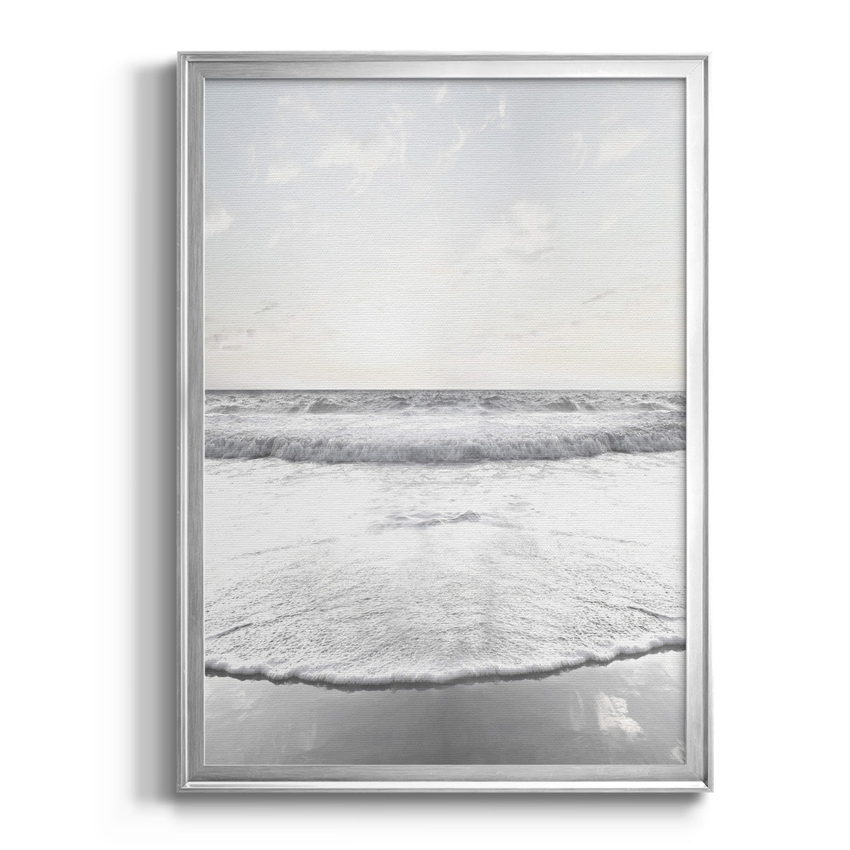 Serene Shore Premium Framed Print - Ready to Hang