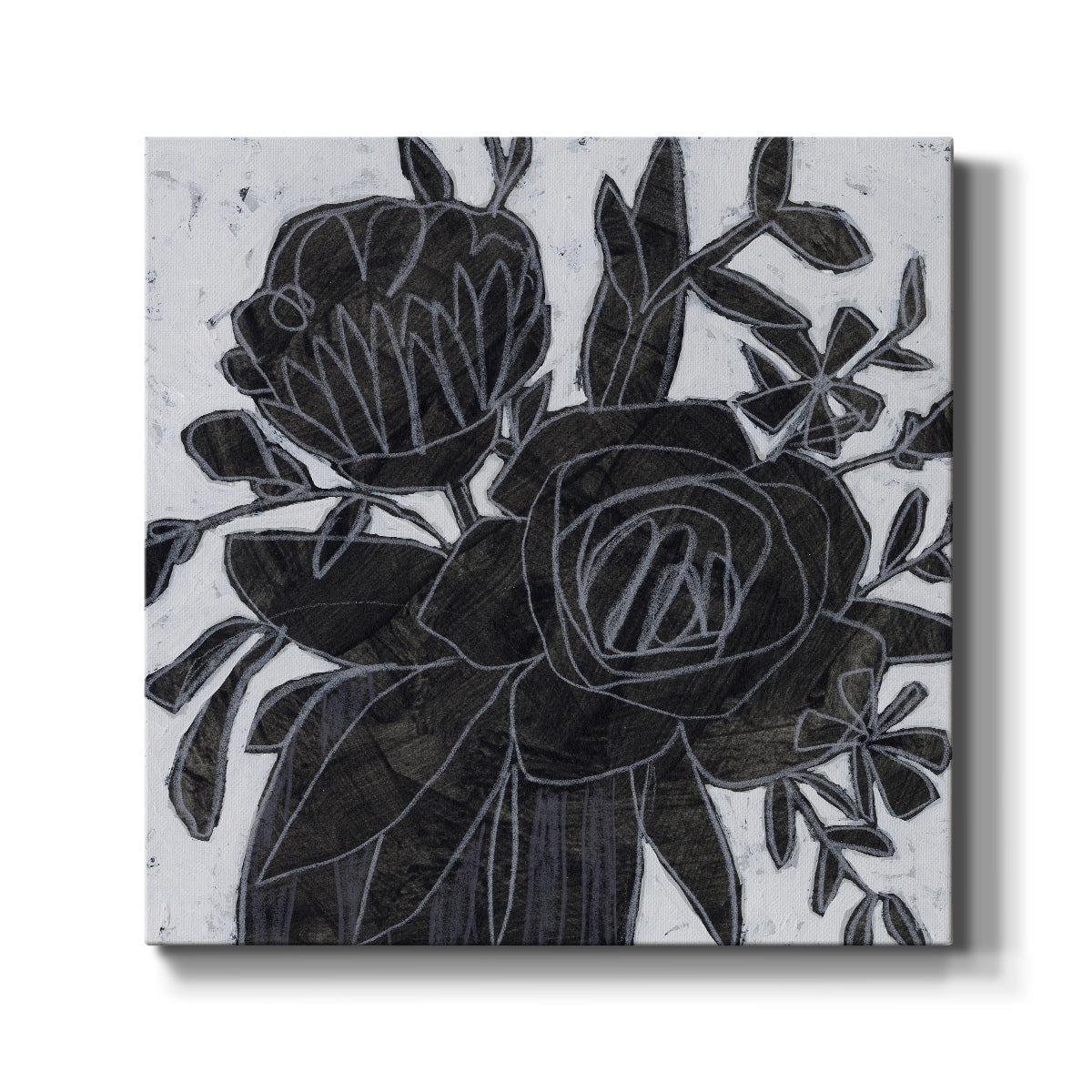 Chalkboard Garden I-Premium Gallery Wrapped Canvas - Ready to Hang