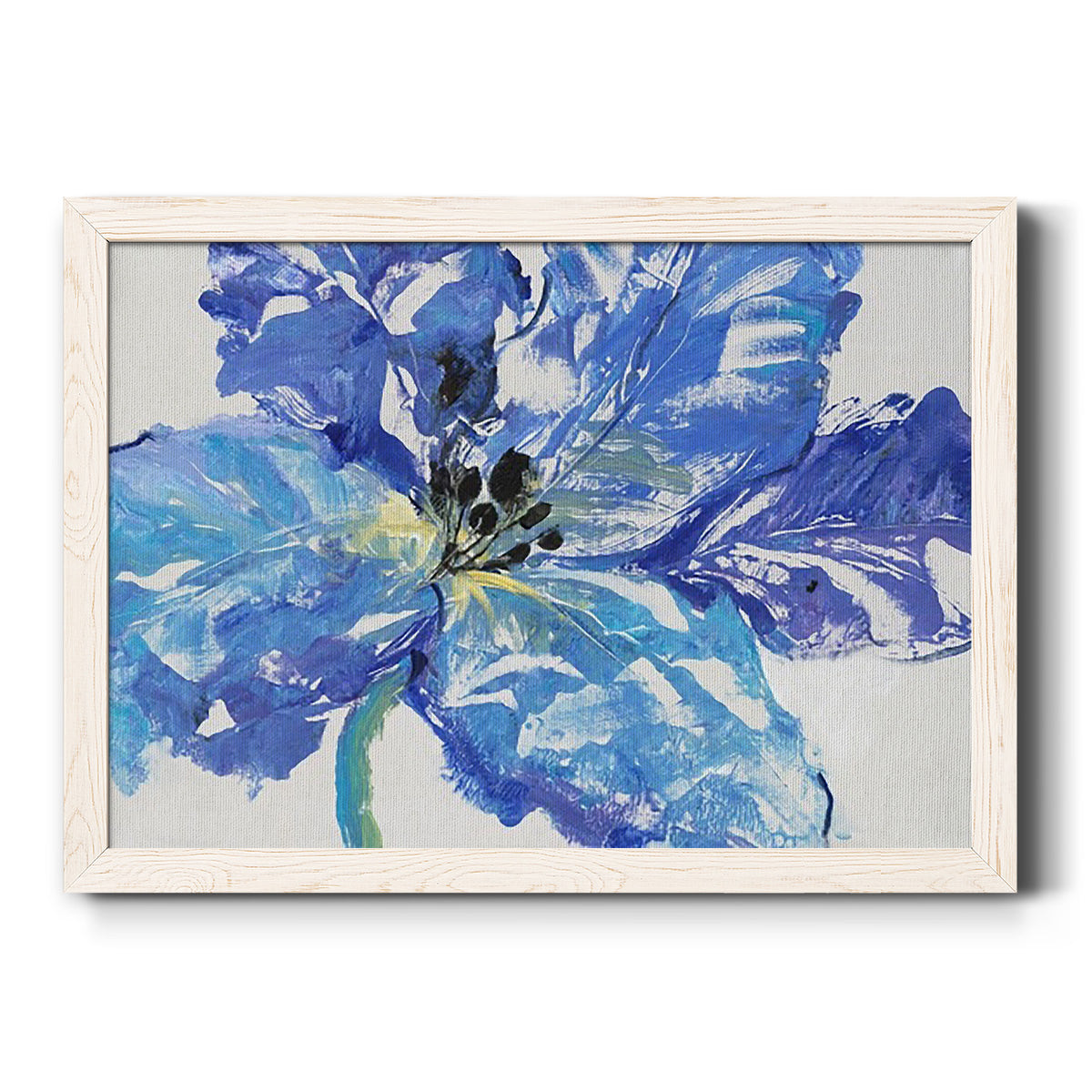 Fleur Bleue I-Premium Framed Canvas - Ready to Hang