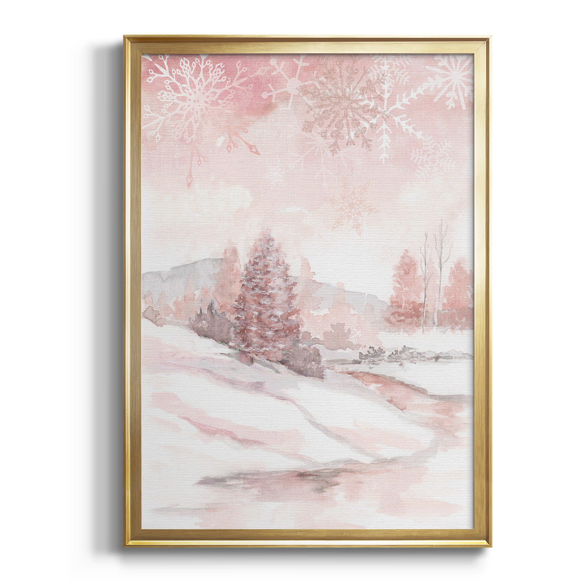 Soft Half Shell I - Modern Framed Canvas Print