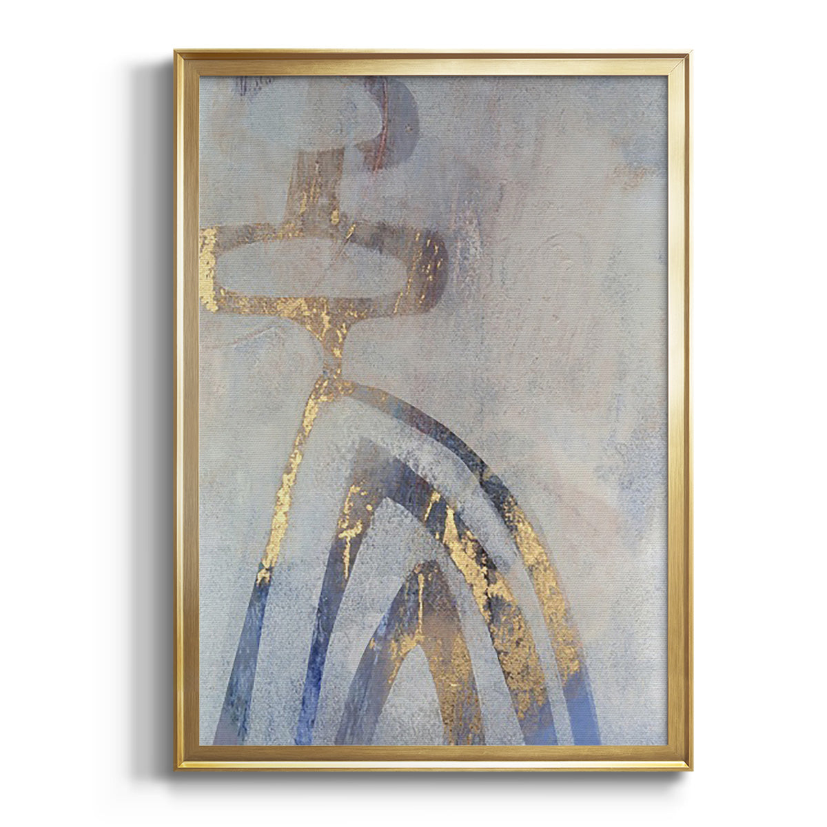 Soft Half Shell I - Modern Framed Canvas Print