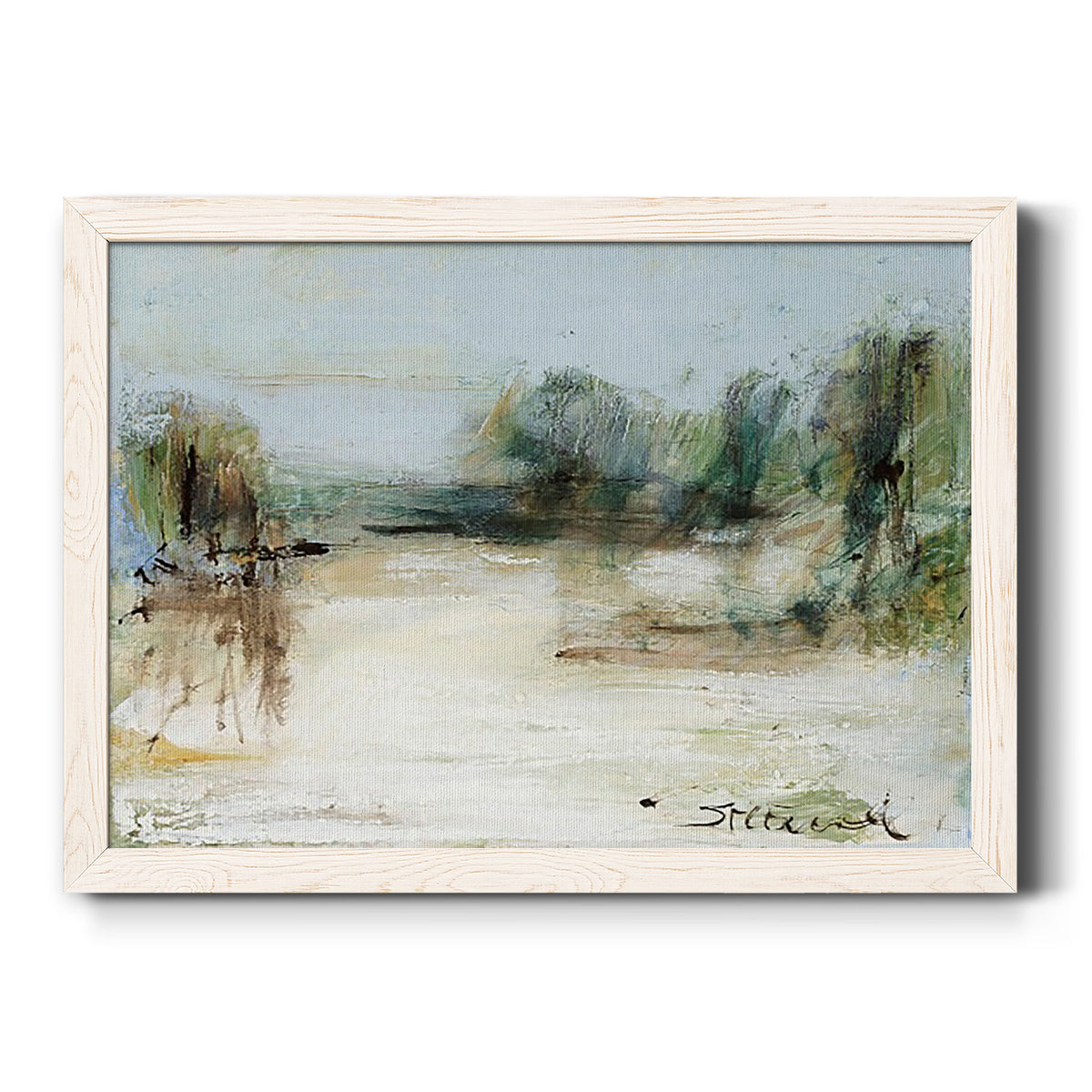 Wintery Horizon III-Premium Framed Canvas - Ready to Hang