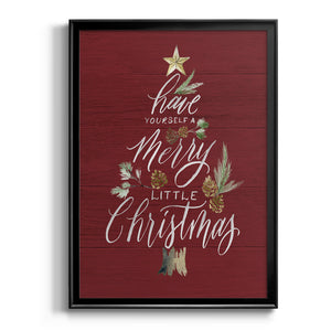 Merry Little Christmas Premium Framed Print - Ready to Hang