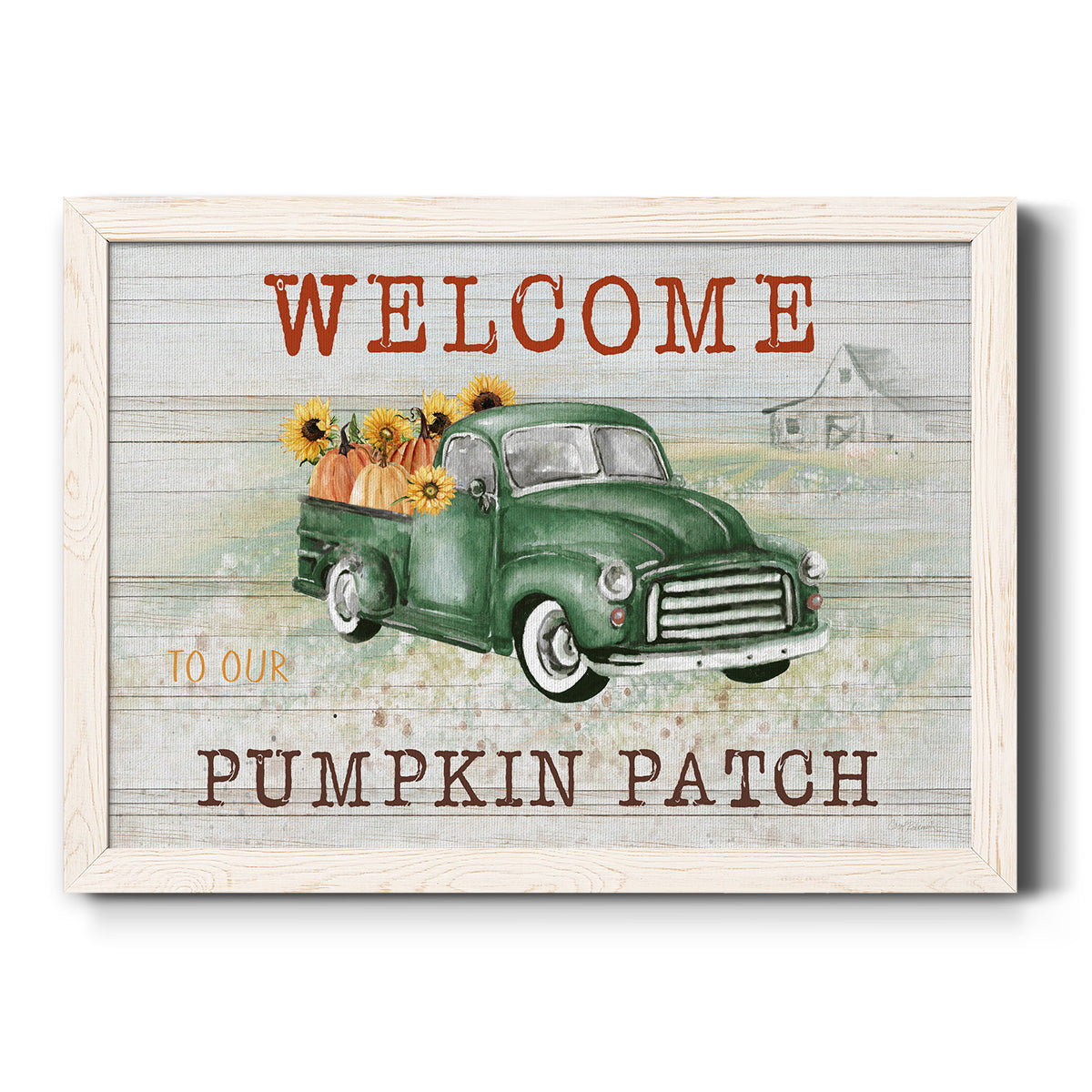 Pumpkin Patch-Premium Framed Canvas - Ready to Hang